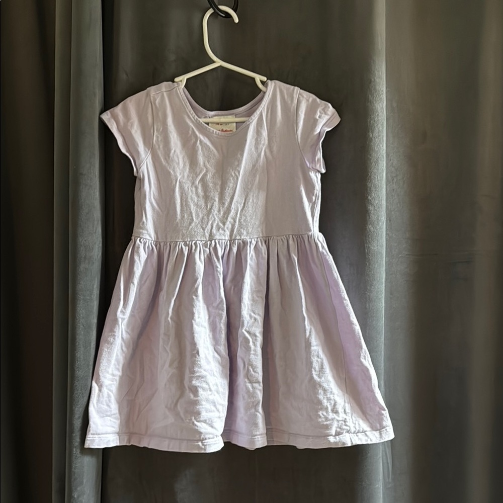 Hanna Andersson Purple Cap Sleeve Sundress